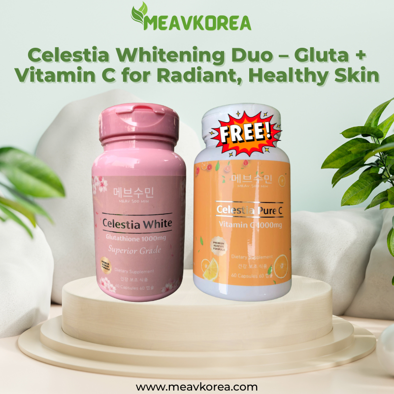 BUY 1 Celestia White & Get Free 1 Whitening Booster Vitamins C