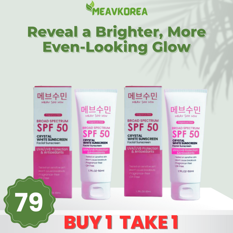 Meav Soo Min Crystal White Sunscreen Buy 1 Take 1